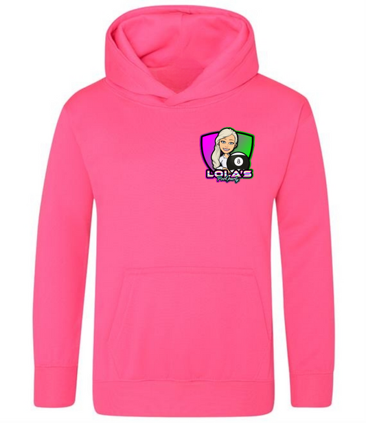 Lola's Electric Pink Hoodie Kids