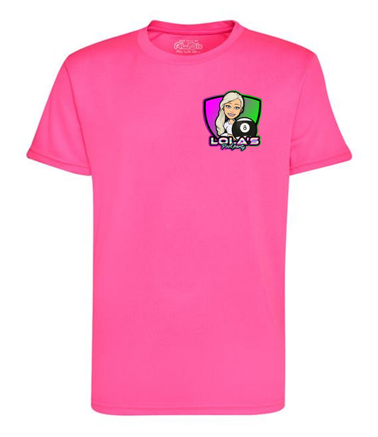 Lola's Electric Pink Cool Tee Kids