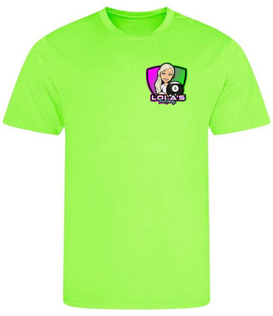 Lola's Electric Green Cool Tee Adults