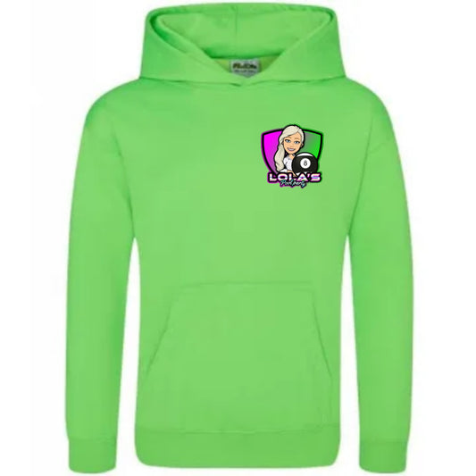 Lola's Electric Green Hoodie Kids